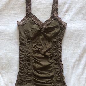 Brown Lace Camisole